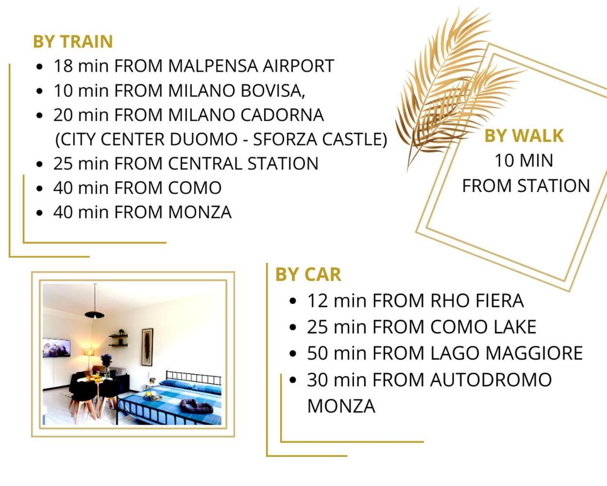 A Due Passi - 2 Milano - Como - Malpensa Aeroporto - Rho Fiera Saronno Exteriér fotografie